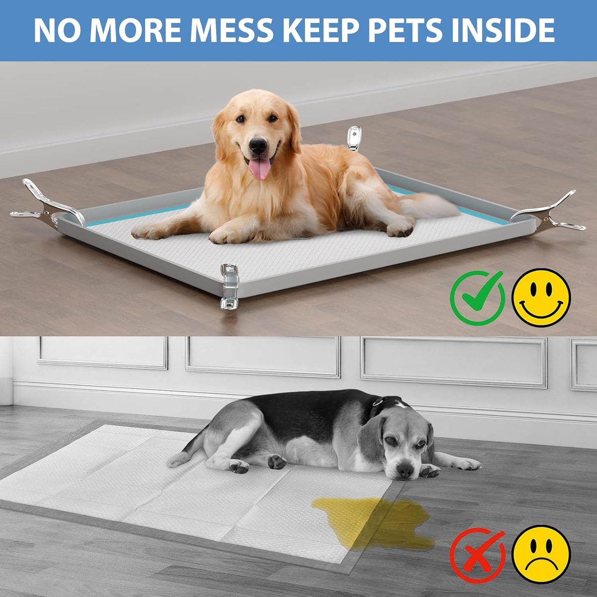 Pee Pad Holder, Fits 24"×24" Training Pads - X-Large: 28" x 34" - image 4