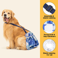 Avont 3 Pack Washable Female Dog Diaper with Suspender-Mixed Patern L – Essentials for Dogs - Tie-dye - Purple/ Blue / Pink / XL - image 3