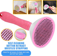 Dog Grooming Kit for Shedding, Bath Gloves - 10 PCS / Pink - image 2