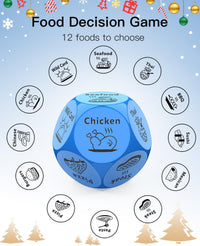 LLYZZ 12-sided food decision dice with engraved dinner options - view 13