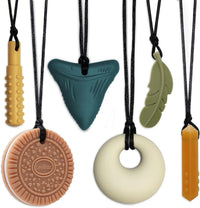Chew Necklaces for Sensory Kids - Yellow 6PCS