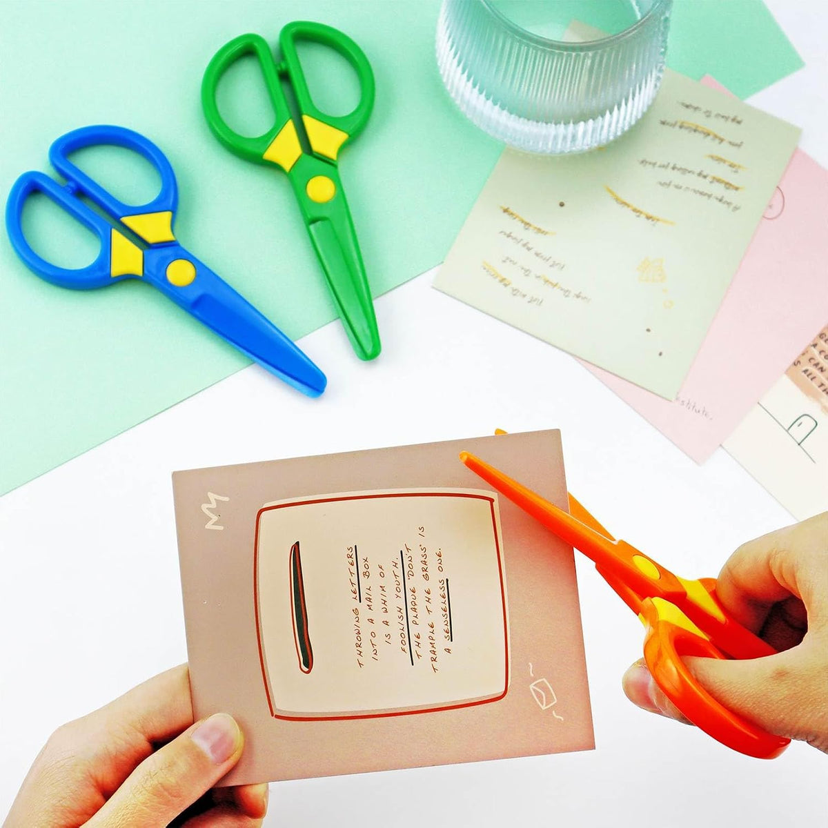 JIALEEY Plastic Child-Safe Scissor Set - image 3