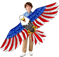 Bald Eagle Kite for Kids & Adults - 71"American Flag