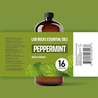 Peppermint Essential Oil (16 oz, 2 Pack) – Bulk Peppermint Oil for Diffusers, Candles, Cleaning & Sprays