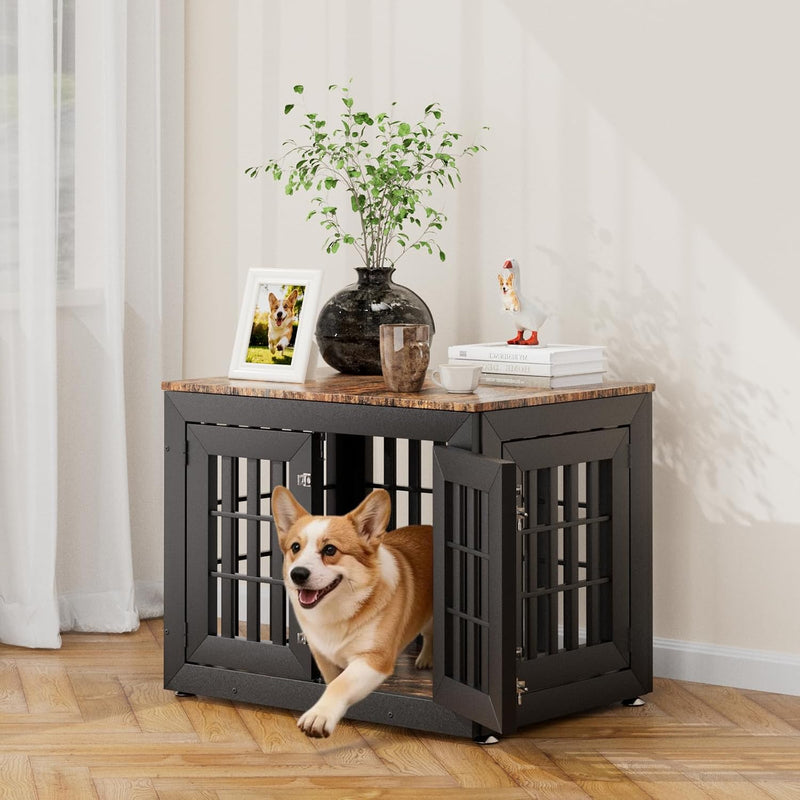 48" Heavy-Duty Dog Crate Furniture for Large Dogs