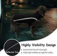 Malier Dog Coat Warm Dog Winter Coat - Black / Small - image 4