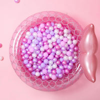 GOGOSO Ball Pits Balls for Toddlers Pack of 50 100 200 Plastics Shape - Pearl Purple Colors / 100 balls - image 4