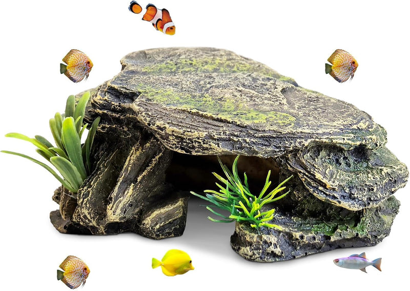PINVNBY Coral Aquarium Decorations Small Fish Tank Decorations - Small