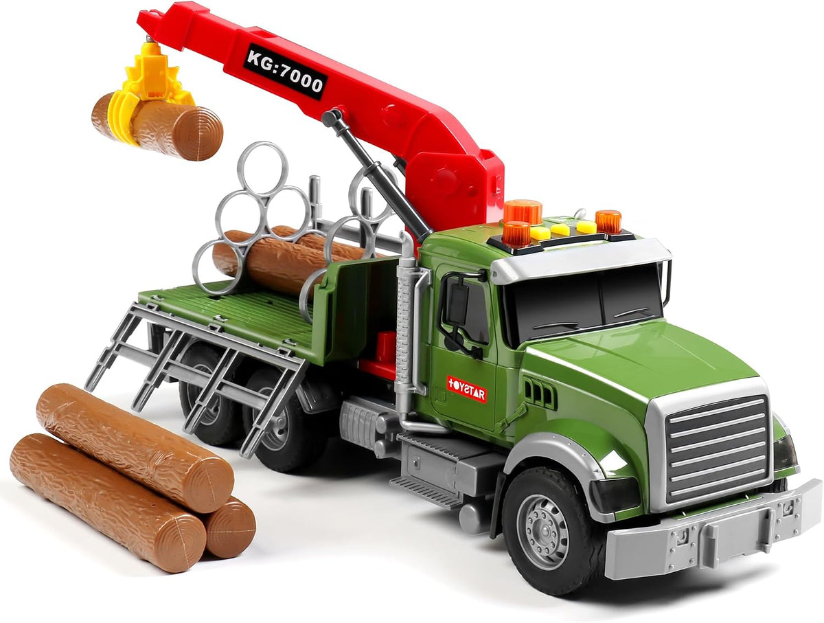 Dwi Dowellin Kid Trucks Toys for Boys Age 3-5 - farm truck - image 2