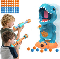 EagleStone T-Rex Dinosaur Shooting Target Game Toys with Air Power - 7b-blue