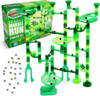 Marble Genius Marble Run Starter Set STEM Toy for Kids Ages 4-12 – Fun for Kids & Family - Jungle