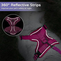 Skmeditec Cat Harness and Leash Set: Upgraded Escape Proof Vest - Pink / XL - image 4