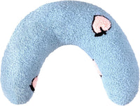 Cat Calming Pillow for Indoor Pet Soft Fluffy Neck Pillow – Essentials for Dogs - Blue / Peaches