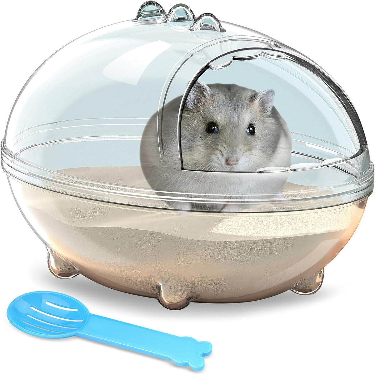 lazYYzal Hamster Bathroom, Hamster Bathtub Box - S 5.3*3.8*3.3 inch