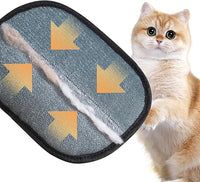 Magic Brush Pet Hair Removal Glove for Cats & Dogs, 2 Pcs Electrostatic Glove for Pet Hair, Cat Grooming Gloves for Hair Removal, Reusable Cat & Dog Hair Remover for Couch, Furniture, Carpet, Curtain