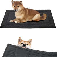 Chew Proof Indestructible Dog Crate Pad - Black / X-Small (17"x23")