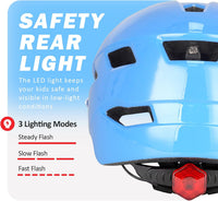 Kids Bike Helmet, Toddler Youth Helmet for Boys Girls, Ages 3-5 - Blue / 50cm-57cm/19.7''-22.4'' - image 4