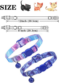 SOLMOONY Cute Cat Collar for Girl Boy - Starry Sky - image 4