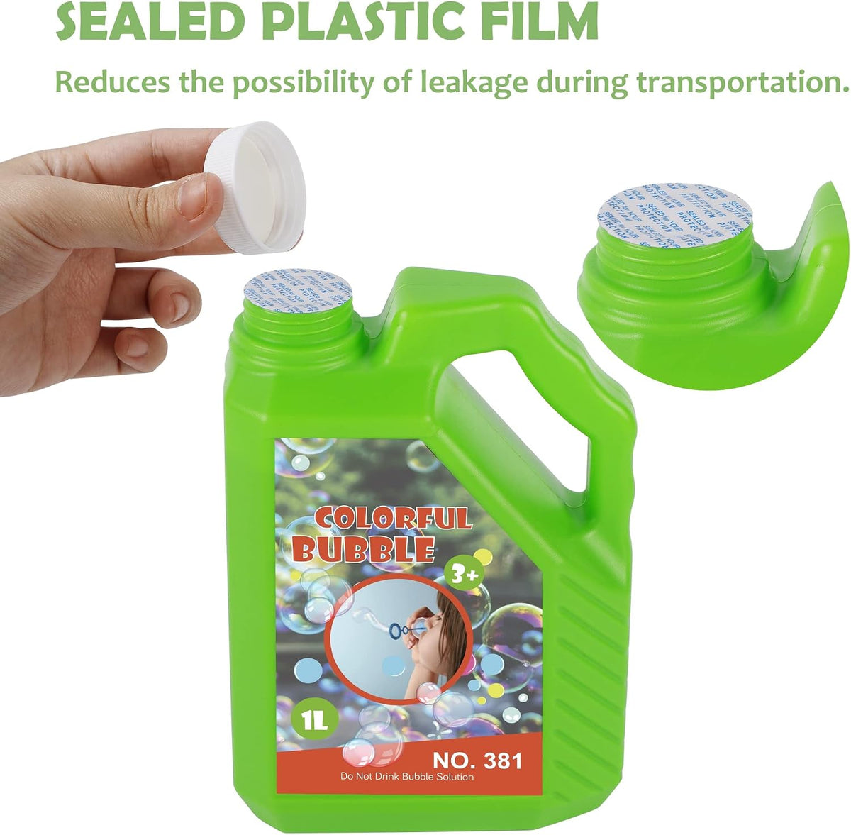 Lulu Home 33.8 OZ/1 L Concentrated Bubble Solution - Green - image 4