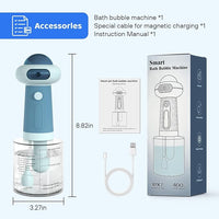 Dog Shampoo Dispenser, UFO Dog Shampoo Sprayer, Electric Foaming Shampoo Dispenser for Dog and Cat Washing, for Bathtub, Kitchen Sink, Bathroom Cleaning, Blue