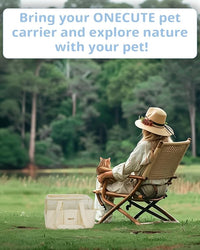 Dog Purse Carrier for Small Dogs Rabbit cat with Large Pockets, Cotton Bag, Dog Carrier Soft Sided, Collapsible Travel Puppy Carrier (Beige Breathable, 13.6" L x 6.5" W x 10.0" H)