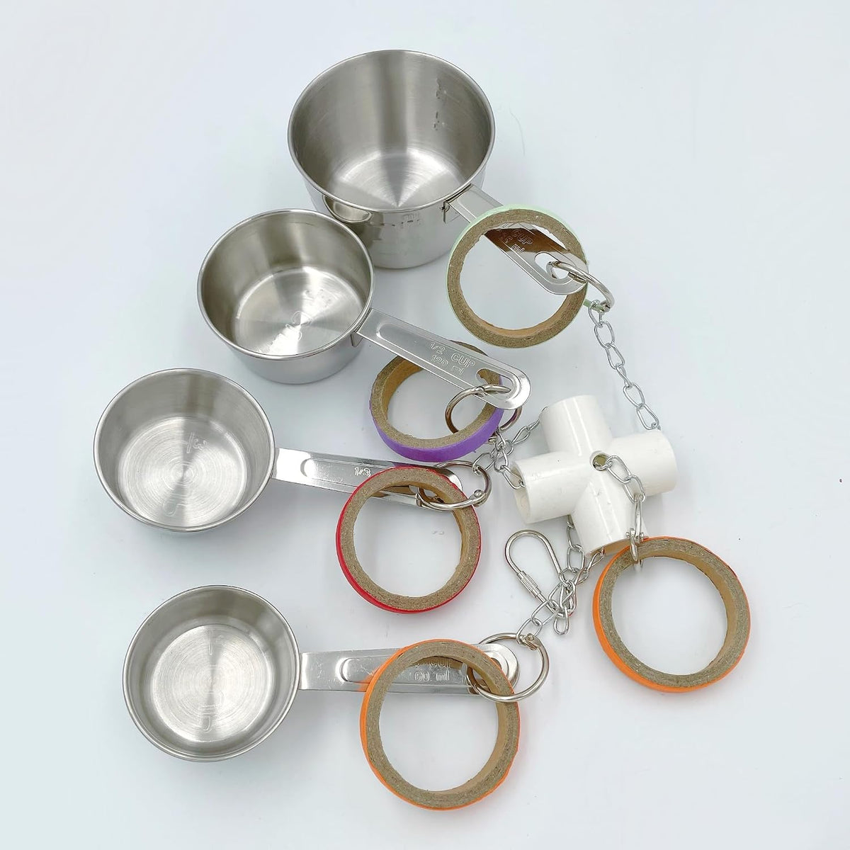 Durable Bird Parrots Pots and Bagel Toys - image 3