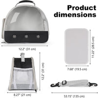 Bearded Dragon Travel Carrier, Lizards Carrier - Black / Carrier - image 2