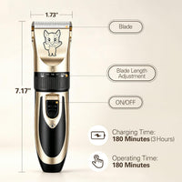 Highdas Dog Clippers for Grooming Low Noise - Red - image 4