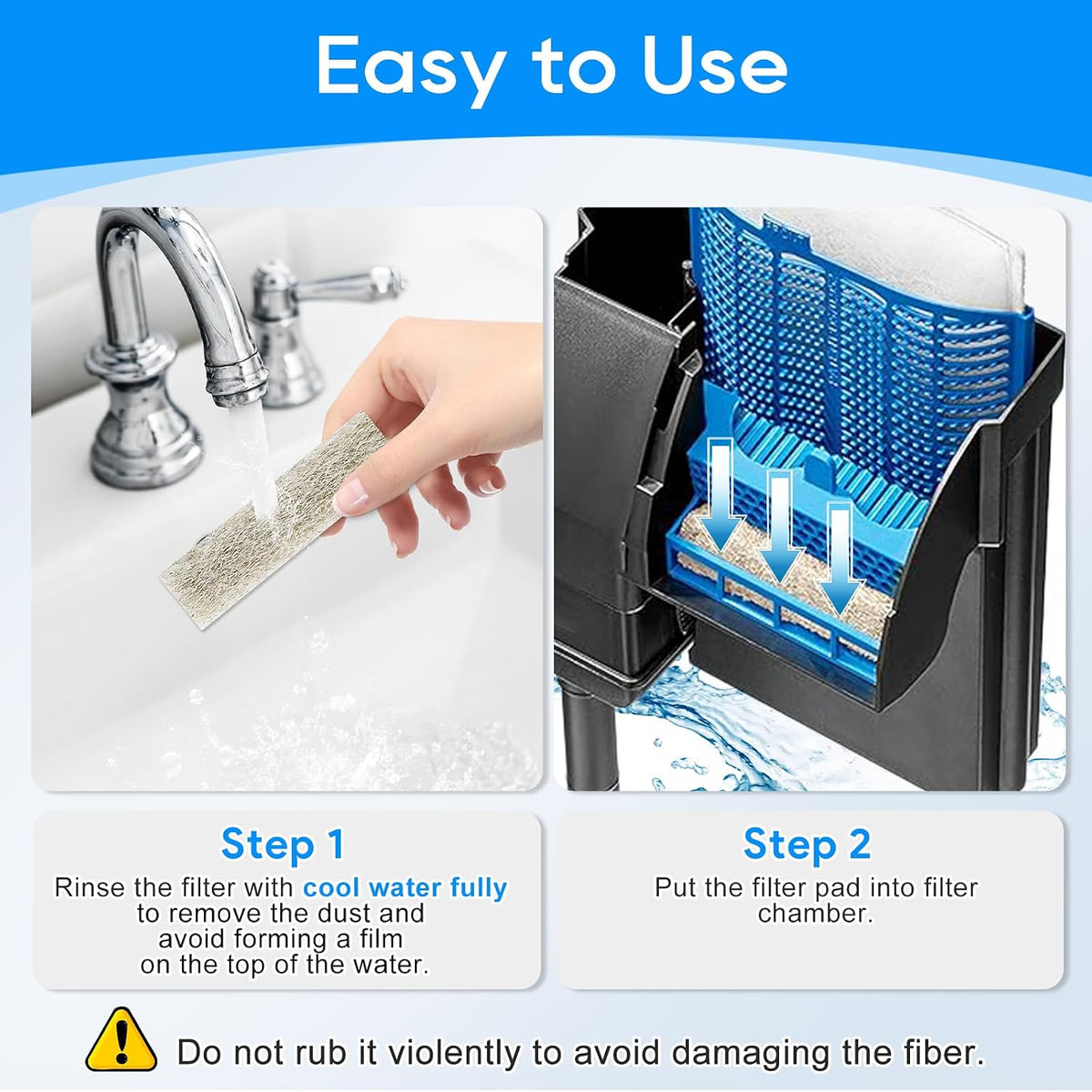 Replacement Filter Cartridges Compatible with Aqueon Quietflow 20 75 – Essentials for Fish - For Model 10, 12 Pack - image 2