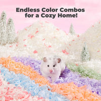 Hamster Bedding 50L Guinea Pig Paper Bedding Odor Control 99% - Springtime-50L / 50 Liters - image 3