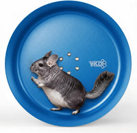 15" Aluminum Alloy Silent Chinchilla Exercise Wheel – Essentials for Small Pets - Blue