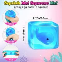 Squishy Fidget Toys Stress Cube - Whale - image 2