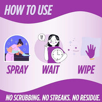 Oh Yuk All Purpose Cleaner – Multi-Purpose Hard Surface Cleaner for Kitchen, Bathroom, Counters, Stainless Steel & More - 100% Biodegradable, Vegan, Cruelty-Free (1, Spray Bottle)