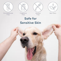 Cotton Swabs for Dogs and Cats - Cat & Dog Ear Cleaner Long Cotton Swab - Extra Long Stick, Cat & Dog Ear Cleaning Kit for Puppies and Pets, Multipurpose Pet Cotton Swabs for Ears (100 Buds)