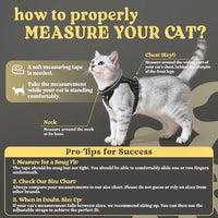 rabbitgoo Cat Harness and Leash Set, Escape Proof Vest - Xs / Lunar Prowl - image 2