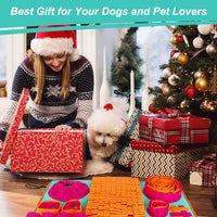 Vivifying Snuffle Mat for Dogs - Orange Red Blue - image 2