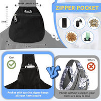 SlowTon Dog Carrier Sling - C-Black Water-Resistant / For Pets 12-16lbs - image 3