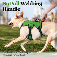 rabbitgoo Escape Proof Dog Harness for Large - Green / Large - image 4