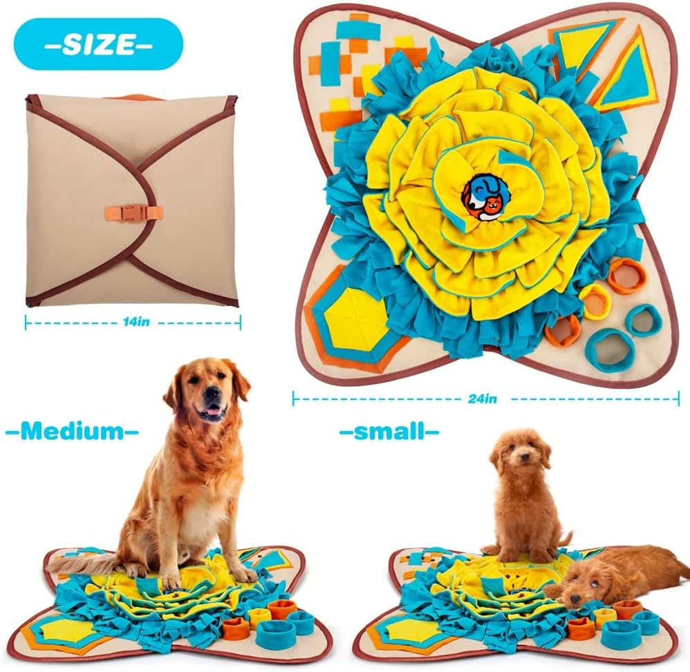 AWOOF Pet Snuffle Mat for Dogs - Khaki - image 3