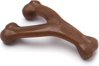 Benebone Wishbone Dog Chew Toy for Aggressive Chewers - REAL Peanut / Medium