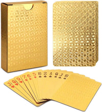 EAY Gold Waterproof Playing Cards - Gold 2-pack