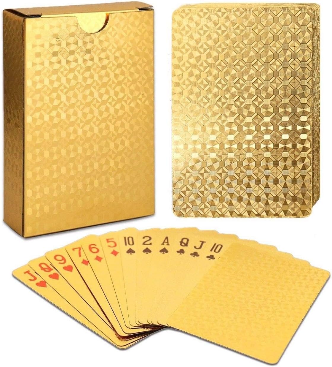 EAY Gold Waterproof Playing Cards - Gold 2-pack