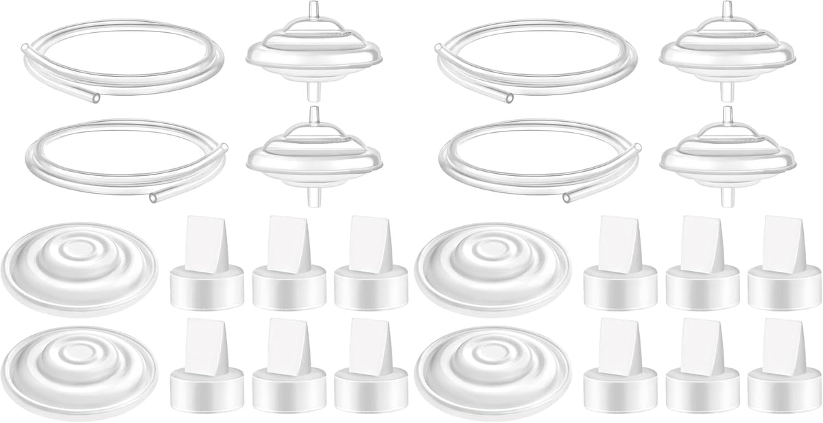 Maymom Breast Pump Replacement Parts Compatible with Spectra S1 - 6 Valve 2 Membrane Tube Bfp (Pack of 2)