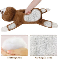 Wepop 5lbs Highland Cow Weighted Stuffed Animals 22in Giant Highland - Sloth - image 3