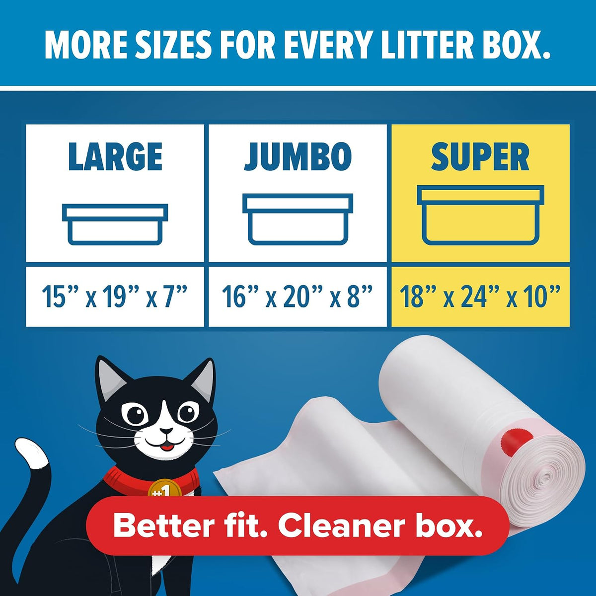 Jonny Cat Litter Box Liners Heavy Duty - Super / 15 Count (Pack of 1) - image 2