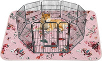 IEUUMLER Washable Pee Pads for Dogs, 1 Pack Insect Pattern Reusable Waterproof Puppy Potty Pads, Non-Slip Absorbent Pet Training Pads for Playpen Crate Bed EU014
