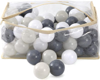 MoonxHome Ball Pit Balls for Toddlers - Mcr-white&dark-grey&light-grey / 200 - image 2