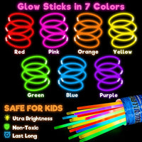 500 Pack Glow Sticks Bulk Party Pack Bright Glow in the Dark Party - 500 - image 4