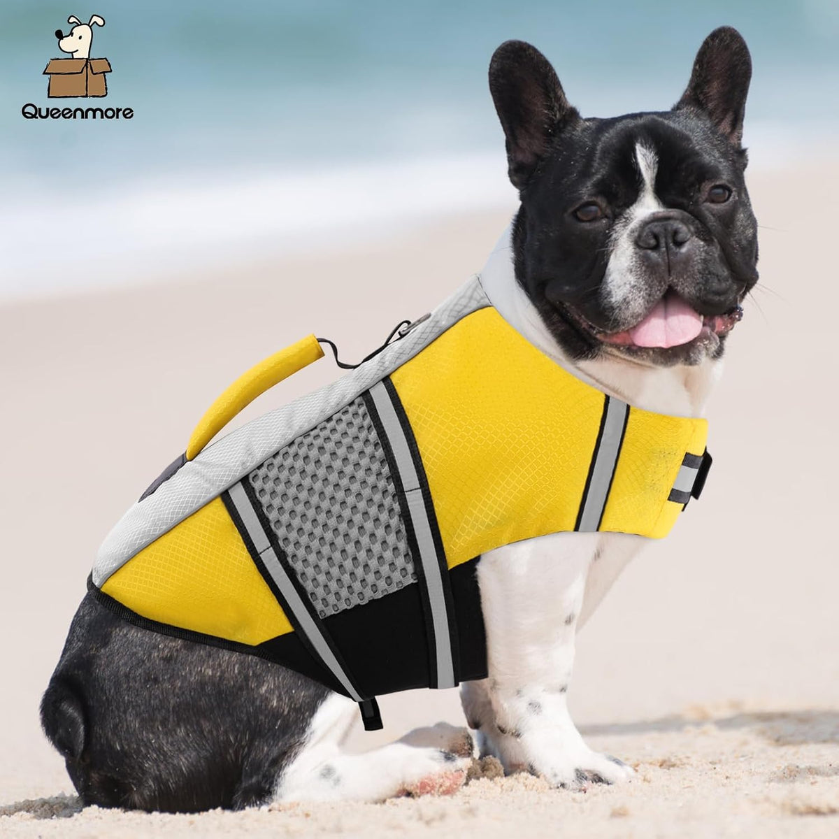 Dog Life Jacket, Small Float Vest for Swimming Boating Kayaking - Small / Yellow - image 4