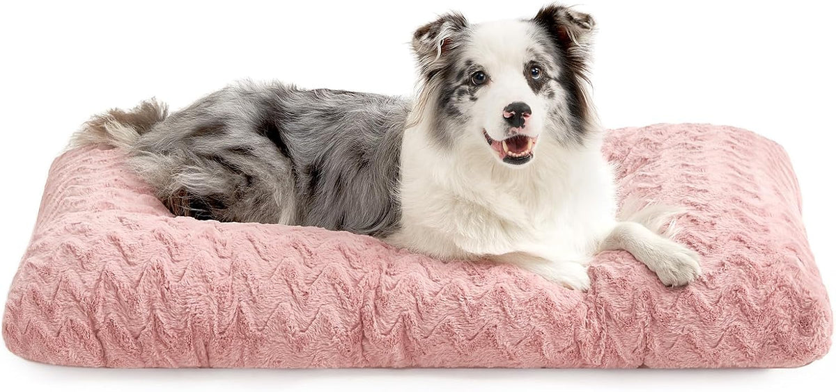 EHEYCIGA Washable XL Dog Beds Large Sized Dog - Pink / 36" x 27" x 3.5"